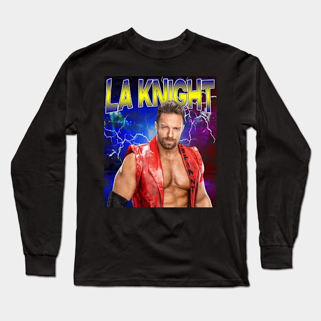 LA KNIGHT Long Sleeve T-Shirt by Rofi Art